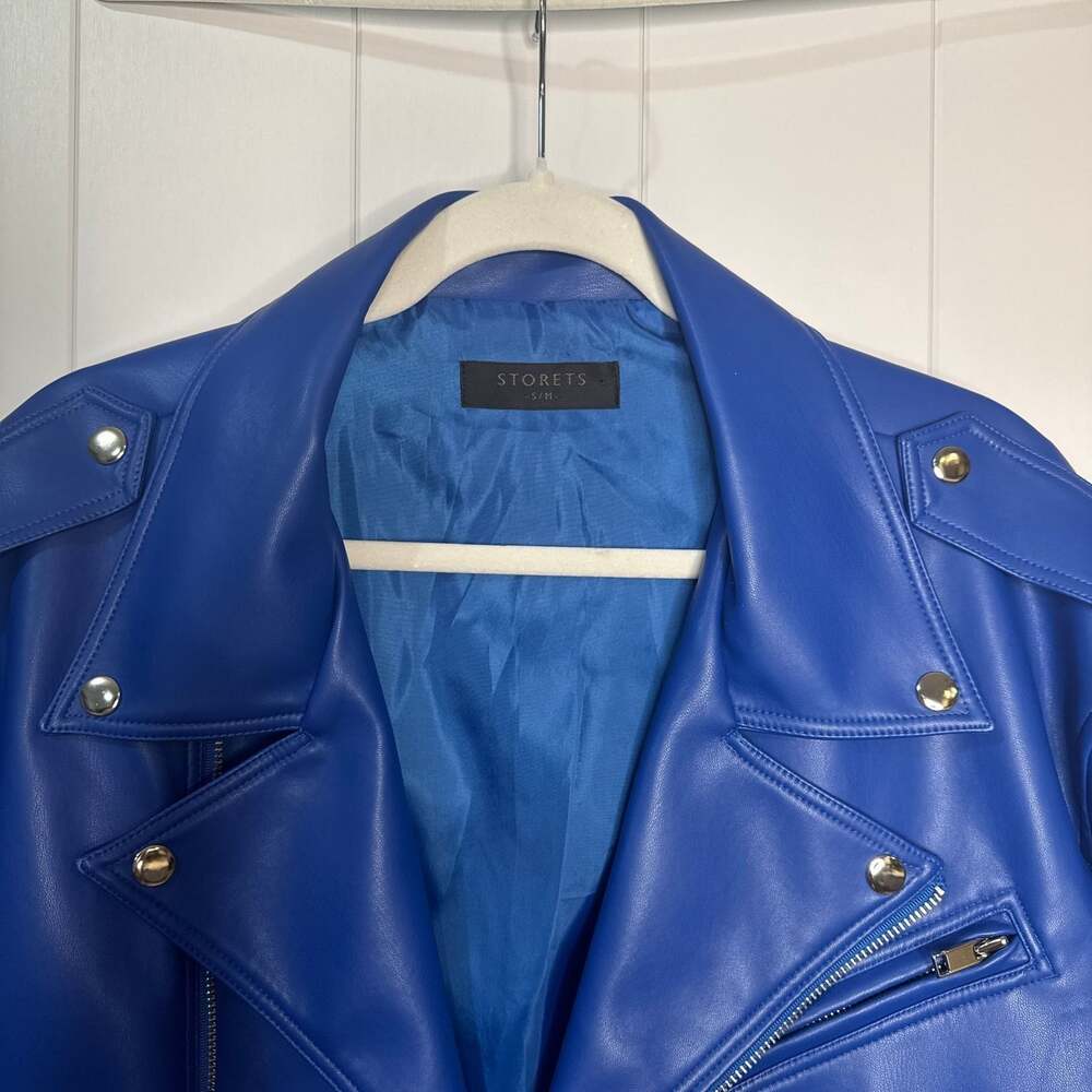 Emma Pleather Rider Jacket - Picture 4 of 11